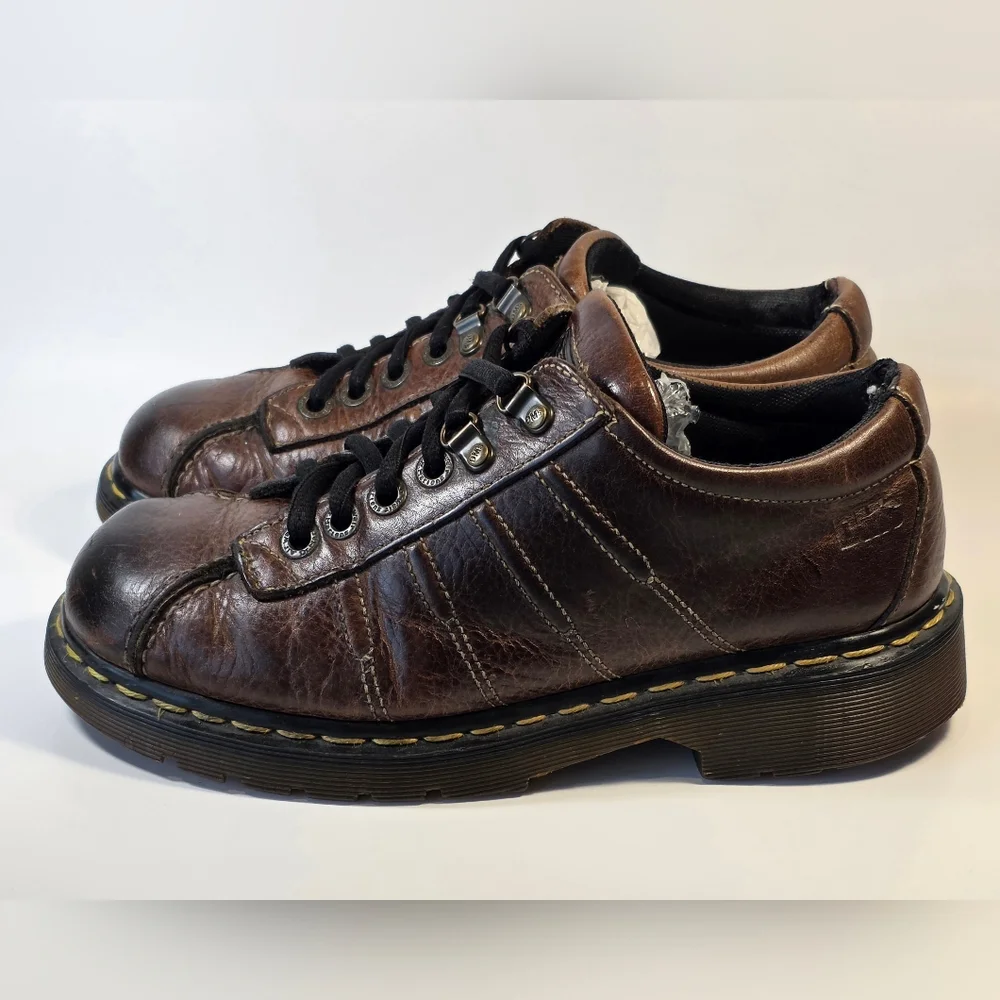 Dr. Martens Brown Leather Chukka Boots
